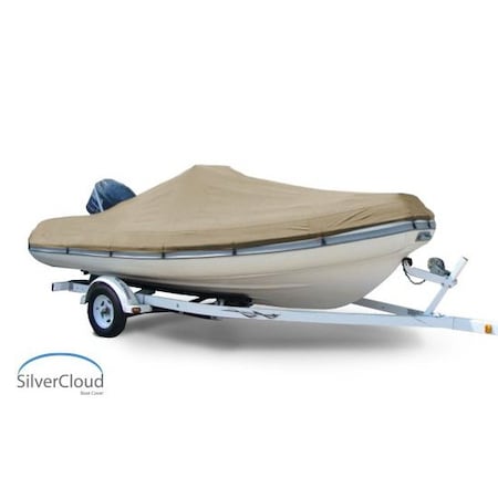 Eevelle Boat Cover INFLATABLE Center Console, Outboard Fits 18ft 6in L up to 100in W Khaki SCINFCC18100B-KHA